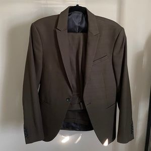 Olive Green Suit (two piece)